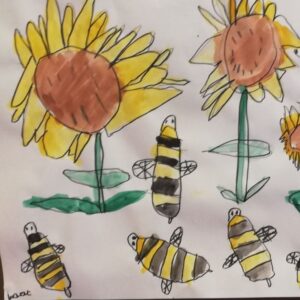 dessin abeilles classe maternelle